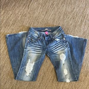 COPY - Almost Famous Distressed Bootcut Jeans